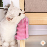 brosse-toilettage-chat-rose